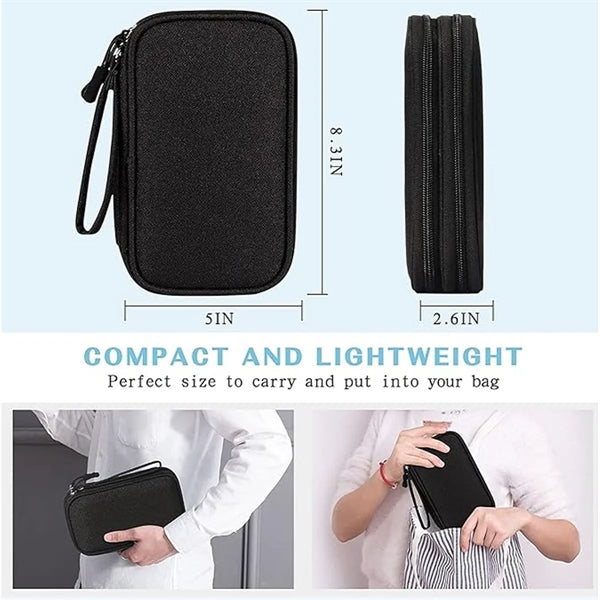 Electronic Travel Cable Organizer Bag Pouch