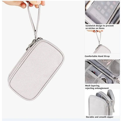 Electronic Travel Cable Organizer Bag Pouch
