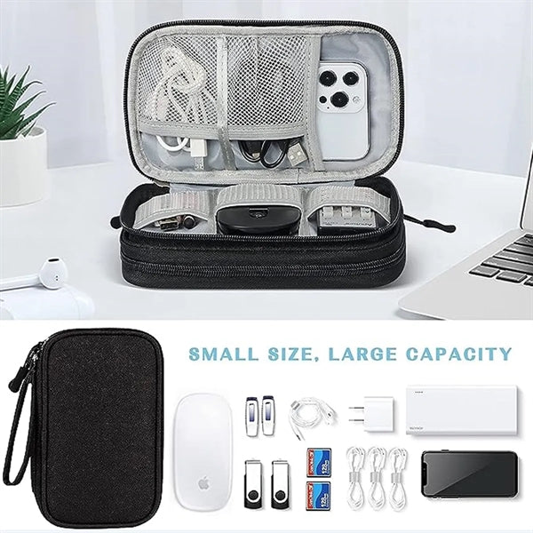 Electronic Travel Cable Organizer Bag Pouch