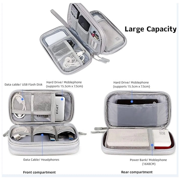 Electronic Travel Cable Organizer Bag Pouch