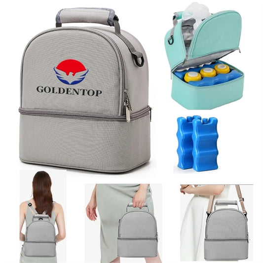 Breastmilk Bottles Cooler Bag with Ice Pack