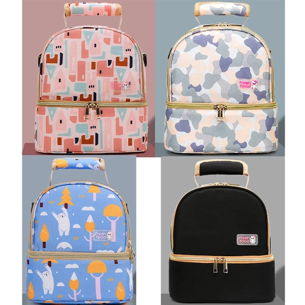 Breastmilk Bottles Cooler Bag with Ice Pack