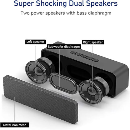 Portable Car Stereo Bluetooth 5.0 Speaker