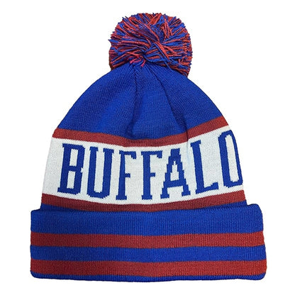 Winter Outdoor Beanie Hat Knit Thickened Warm Cuffed Cap