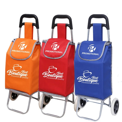 Folding Shopping Cart Portable Trolley On Wheels