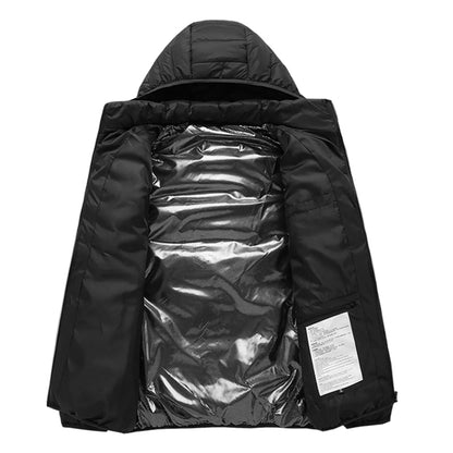 USB Heated Jacket Hoodie Coat Vest 9 Heating Zones