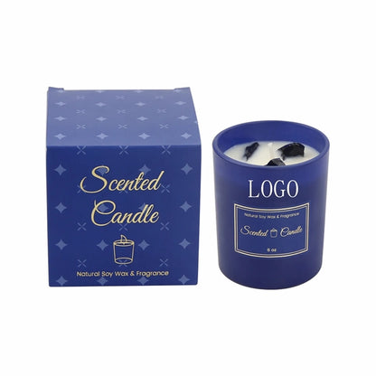 Scented Candles Gift Natural Soy Wax 6oz with Glass Jar