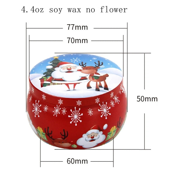 Scented Candles Gift Aromatherapy Soy Wax 4.4oz  Tin Can