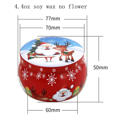 Scented Candles Gift Aromatherapy Soy Wax 4.4oz  Tin Can