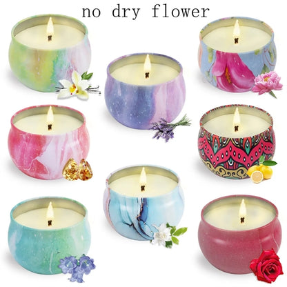 Scented Candles Gift Aromatherapy Soy Wax 4.4oz  Tin Can