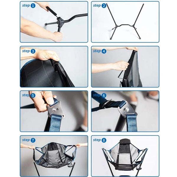 Portable Foldable Outdoor Rocking Chair