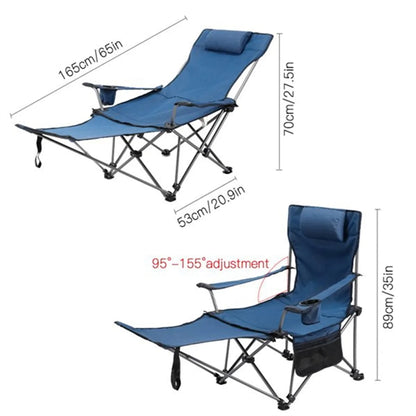 2 in 1 Portable  Folding Camping Chair