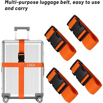 High Elastic Luggage Strap With Tag