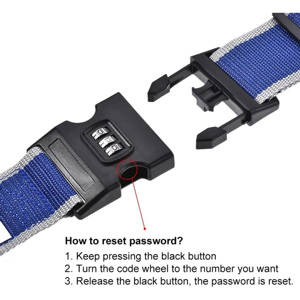 Luggage Strap With Digital Lock