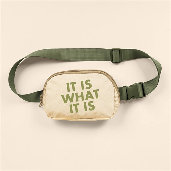 SIMPLE BELT BAG - NATURAL CANVAS