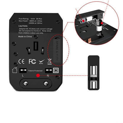 Multifunctional Travel Adapter