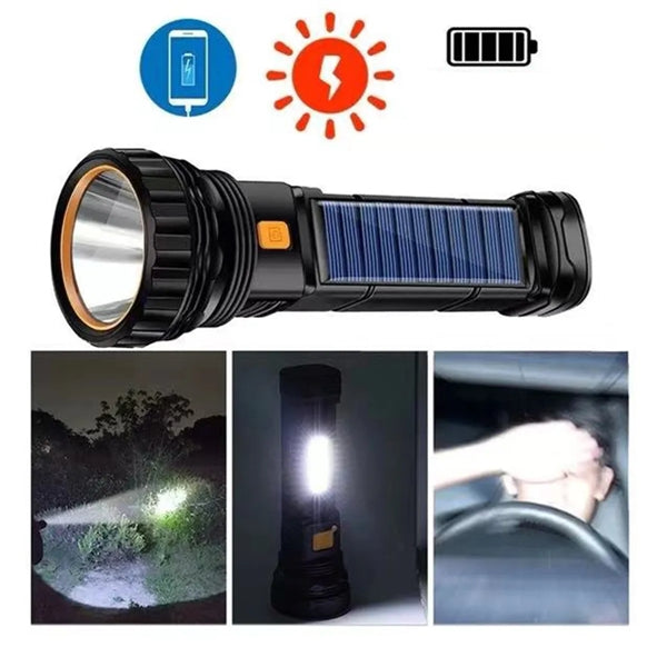 Solar Rechargeable Flashlight