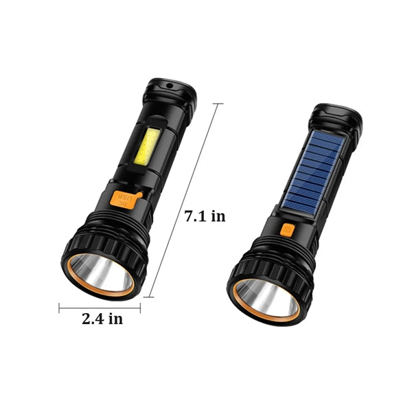 Solar Rechargeable Flashlight