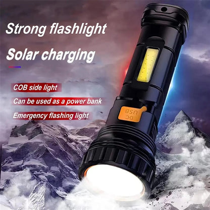 Solar Rechargeable Flashlight