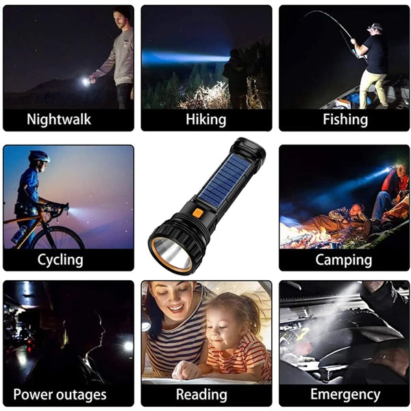 Solar Rechargeable Flashlight