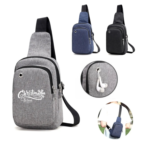 Sling Chest Bag for Casual Outdoor Hiking Traveling