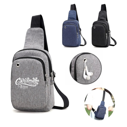 Sling Chest Bag for Casual Outdoor Hiking Traveling