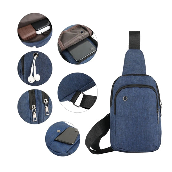 Sling Chest Bag for Casual Outdoor Hiking Traveling