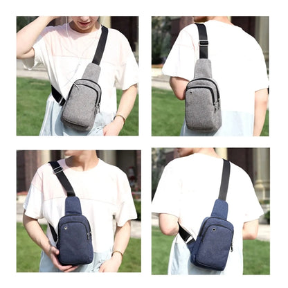Sling Chest Bag for Casual Outdoor Hiking Traveling
