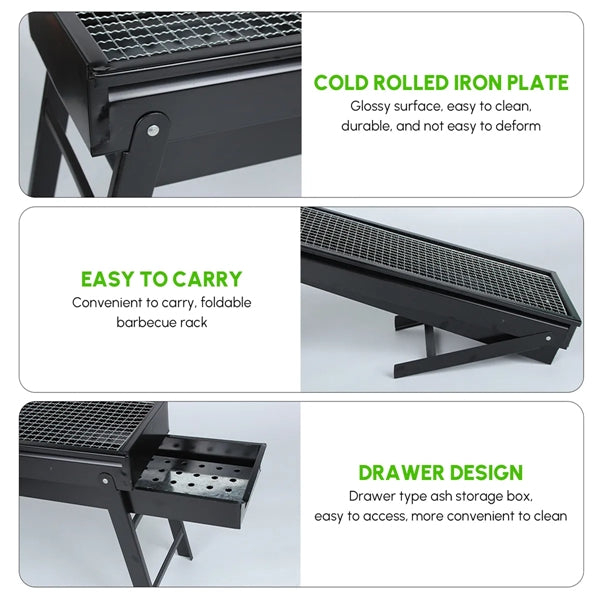 Household Mini Barbecue Grill With Seasoning Board