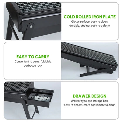 Household Mini Barbecue Grill With Seasoning Board