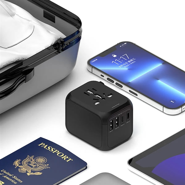Branded Universal International Travel Plug Adapter
