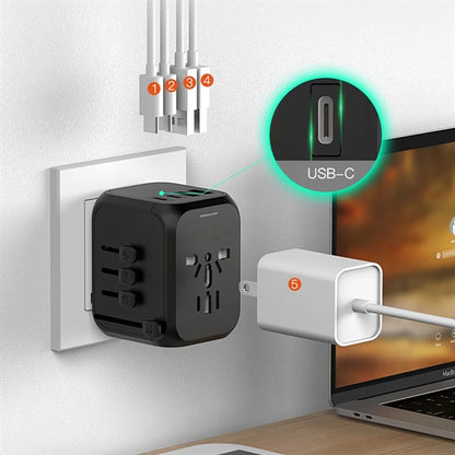 Branded Universal International Travel Plug Adapter