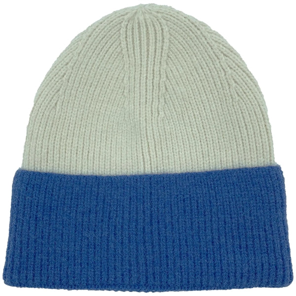 Two Tone Knitted Cuffed Winter Beanie