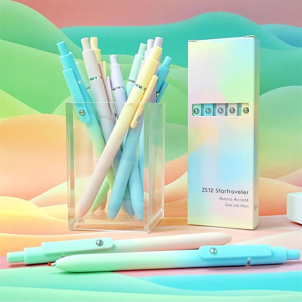 0.7mm High-End Series Gradient Black Ink Pens