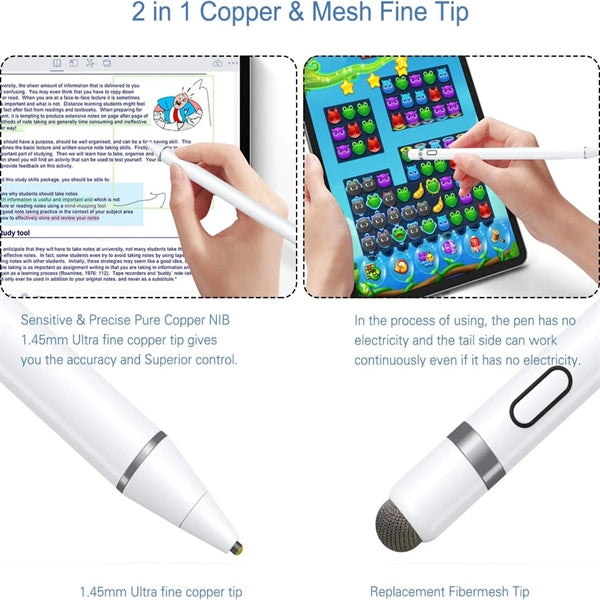 2 IN 1 Touch Screens Stylus Pen