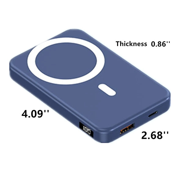 10000mAh Magnetic Wireless Power Bank with Foldable Stand