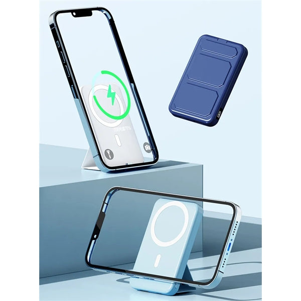 10000mAh Magnetic Wireless Power Bank with Foldable Stand