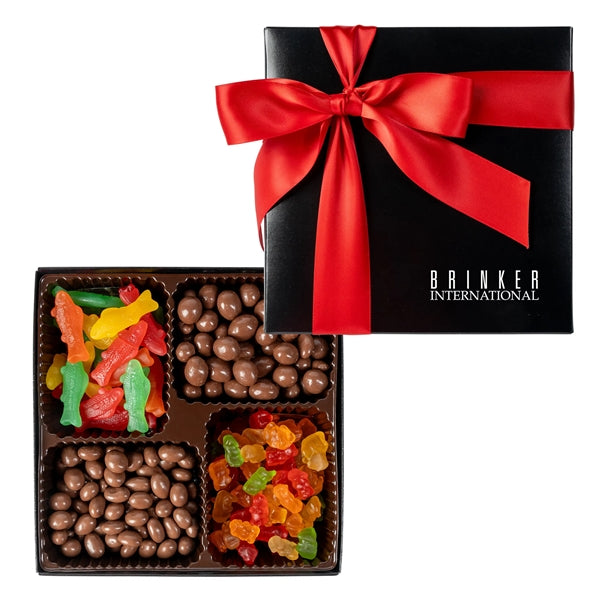 4 Cavity Gift Box with Gourmet Confections