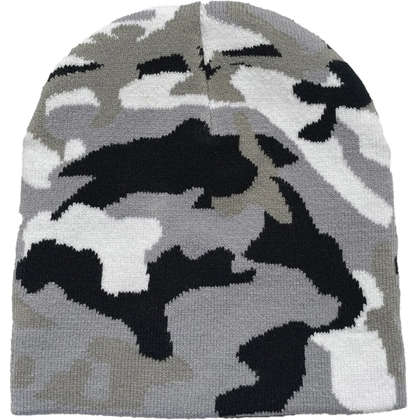 Unisex Camouflage Knitted Beanie