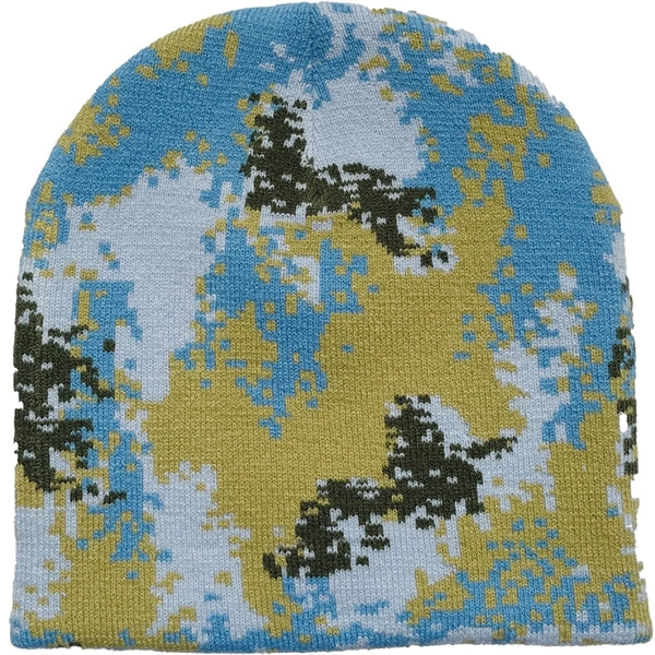 Unisex Camouflage Knitted Beanie