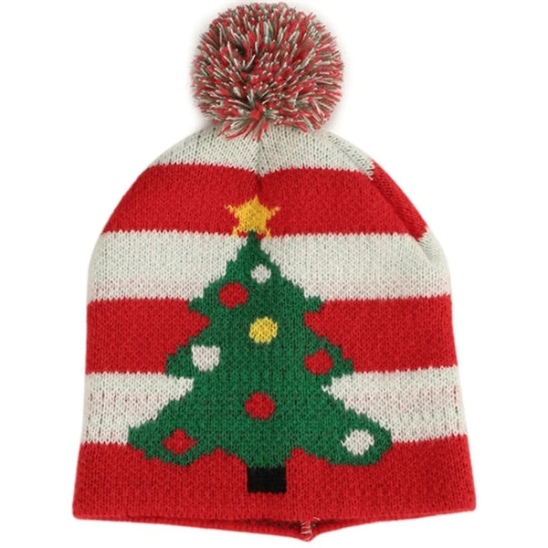 Striped Knitted Beanie