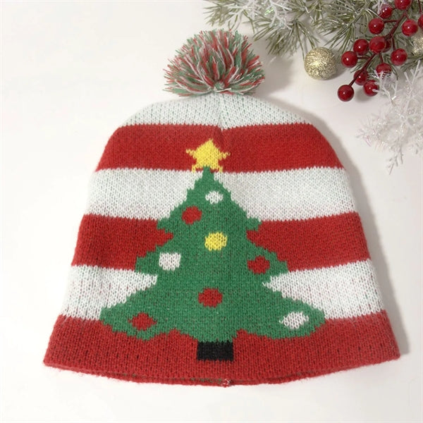 Striped Knitted Beanie