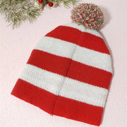 Striped Knitted Beanie