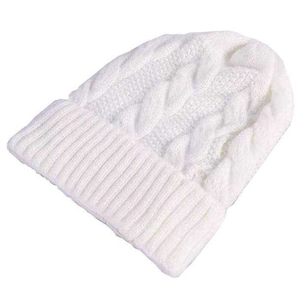 Premium Cable Knit Cuffed Beanie