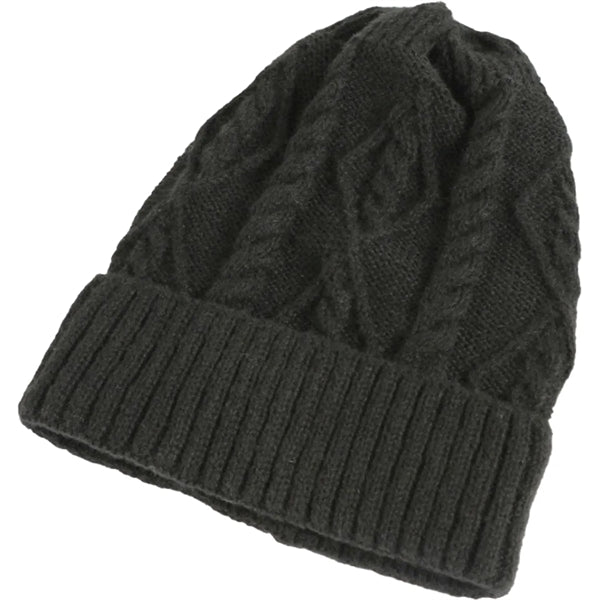 Premium Braided Knit Cuffed Beanie