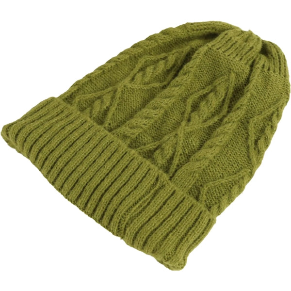 Premium Braided Knit Cuffed Beanie