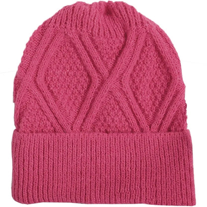 Premium Braided Knitted Cuffed Woolen Beanie
