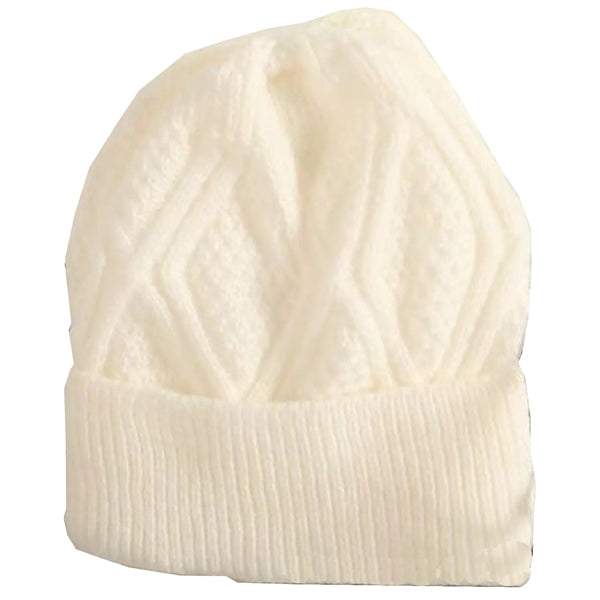 Premium Braided Knitted Cuffed Woolen Beanie
