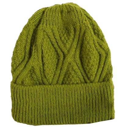 Premium Braided Knitted Cuffed Woolen Beanie