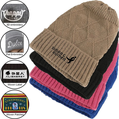Premium Knitted Cuffed Woolen Beanie